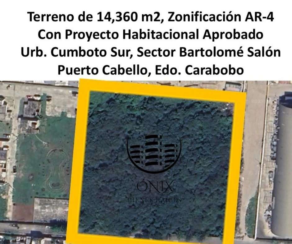 VENTA DE TERRENO 14.360 m2 EN PUERTO CABELLO