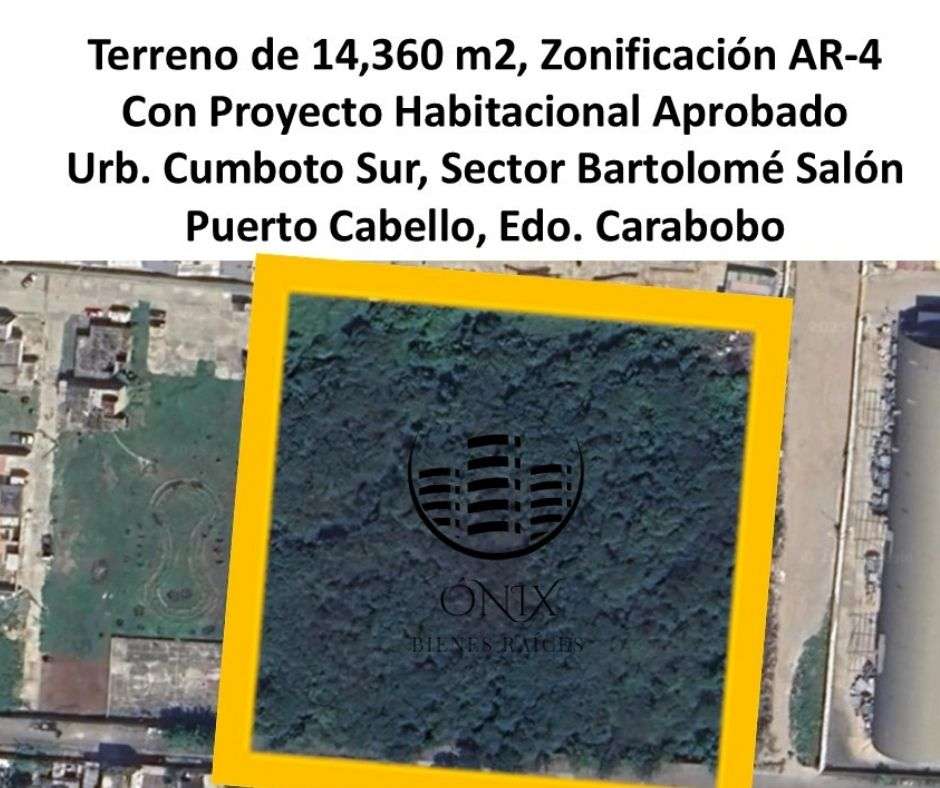 VENTA DE TERRENO 14.360 m2 EN PUERTO CABELLO