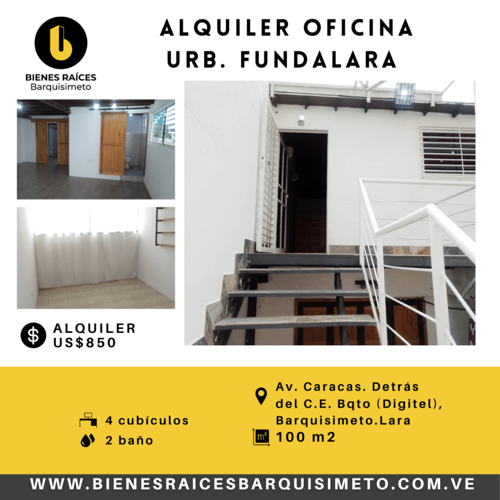 Alquiler Oficina Urb. Fundalara