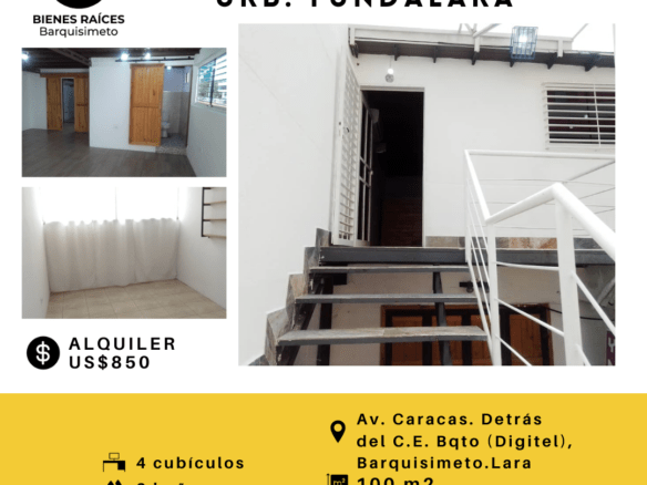 Alquiler Oficina Urb. Fundalara