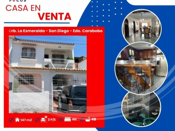 EN VENTA CASA EN SAN DIEGO URB. LA ESMERALDA