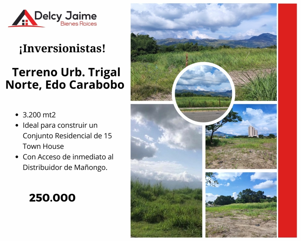 TERRENO COMERCIAL URB TRIGAL NORTE,CARABOBO.VENEZ.