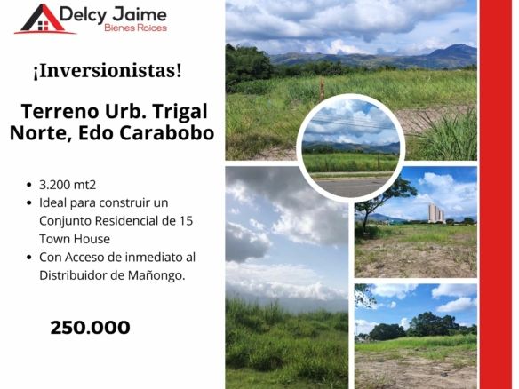 TERRENO COMERCIAL URB TRIGAL NORTE,CARABOBO.VENEZ.