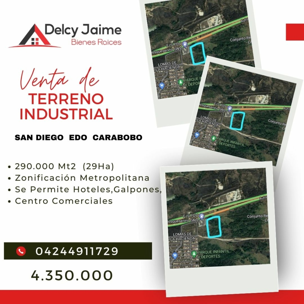 TERRENO ZONIF.METROPOLITANA, SAN DIEGO CARABOBO