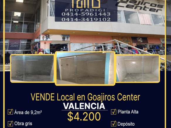 Local en Goajiros Center, Planta alta, Valencia