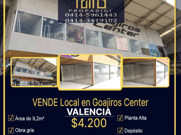 Local en Goajiros Center, Planta alta, Valencia
