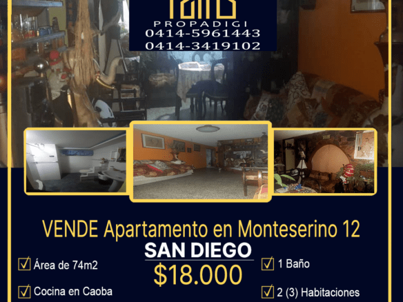Apartamento en Monteserino 12 , San Diego