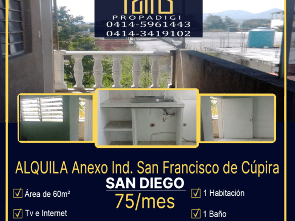 Axeno Ind. Urb. San Francisco De Cúpira, San Diego