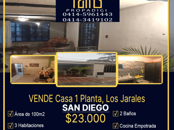Casa en Conj. Res. Los Jarales San Diego, Carabobo
