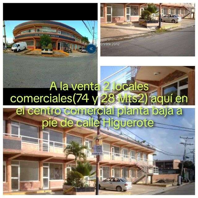 Ventas 2 locales comerciales 74 y 28Mts2 higuerote